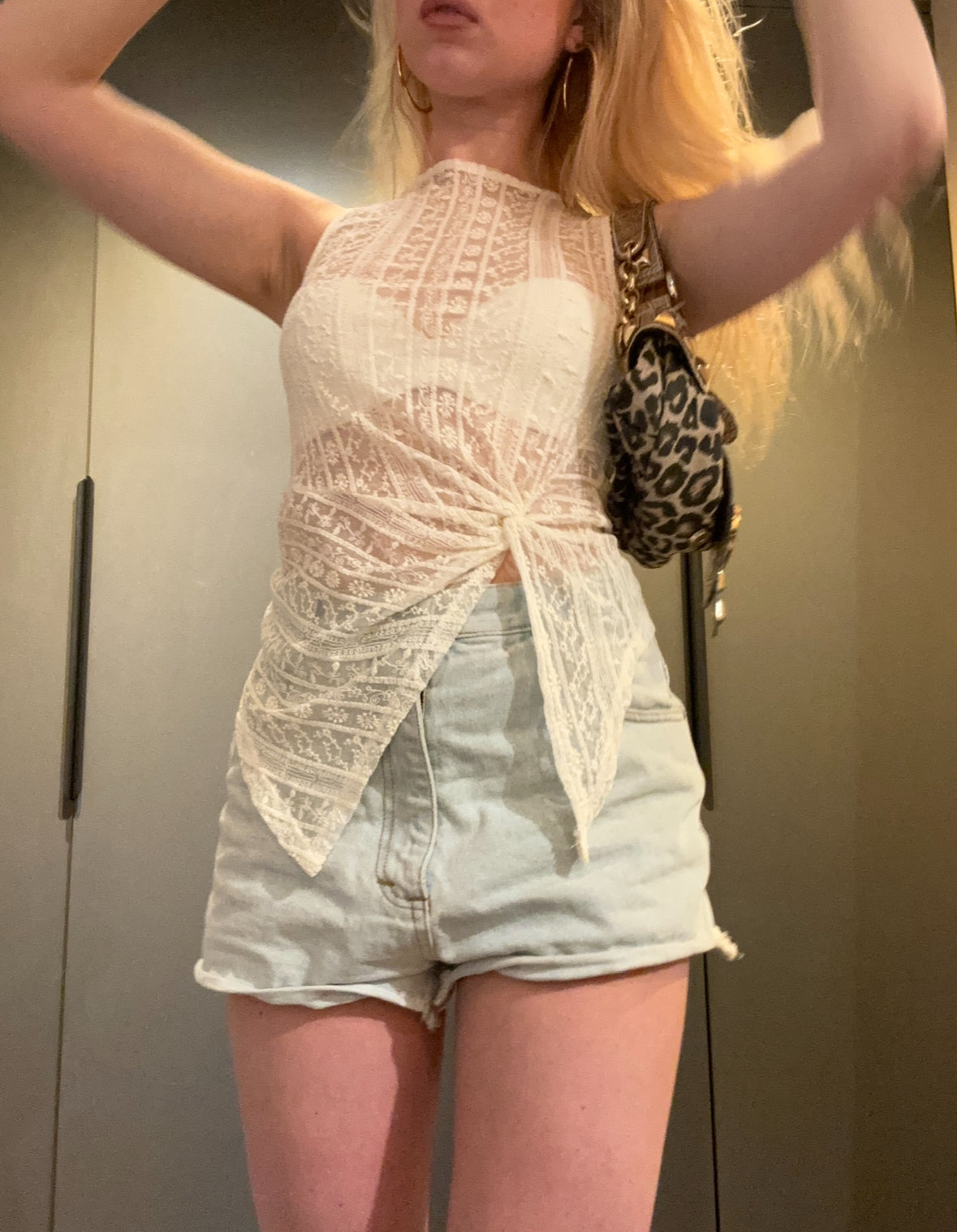 Lace Twist Tank