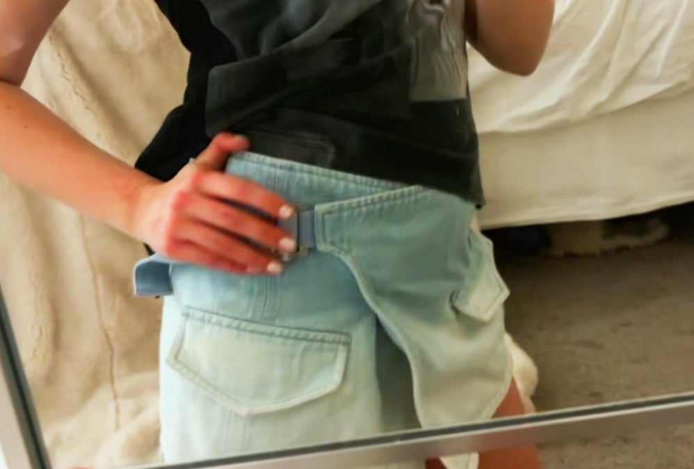 Dion Lee Ombré Cargo Skirt