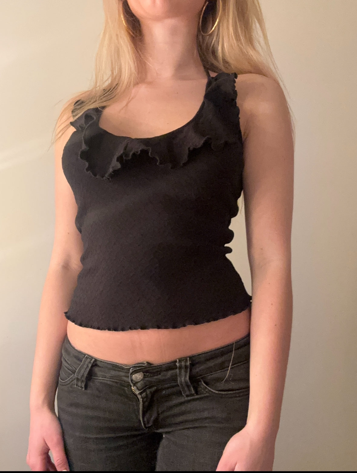 Ruffle Halter Top