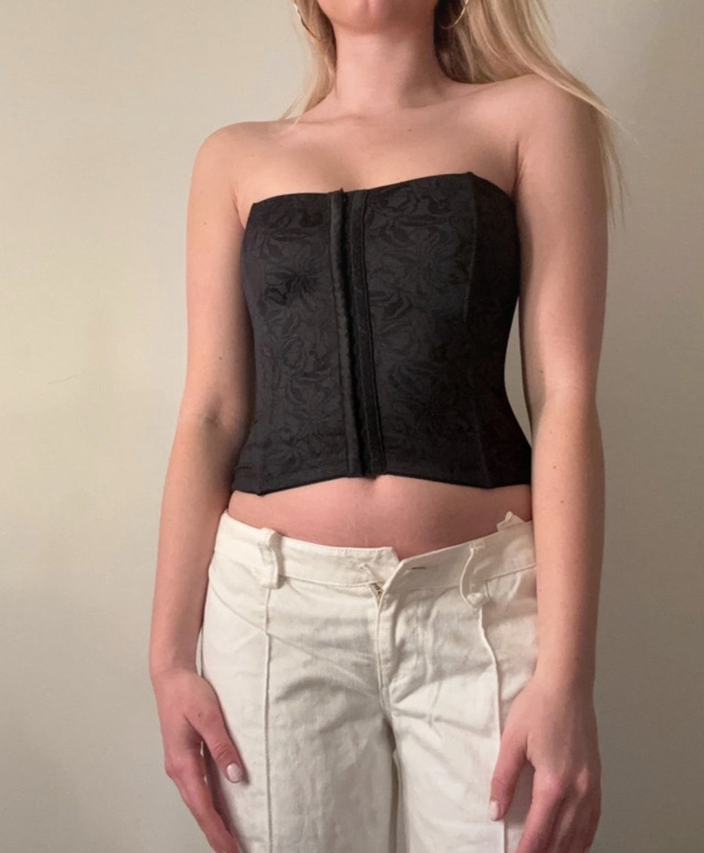 Brocade Corset Top