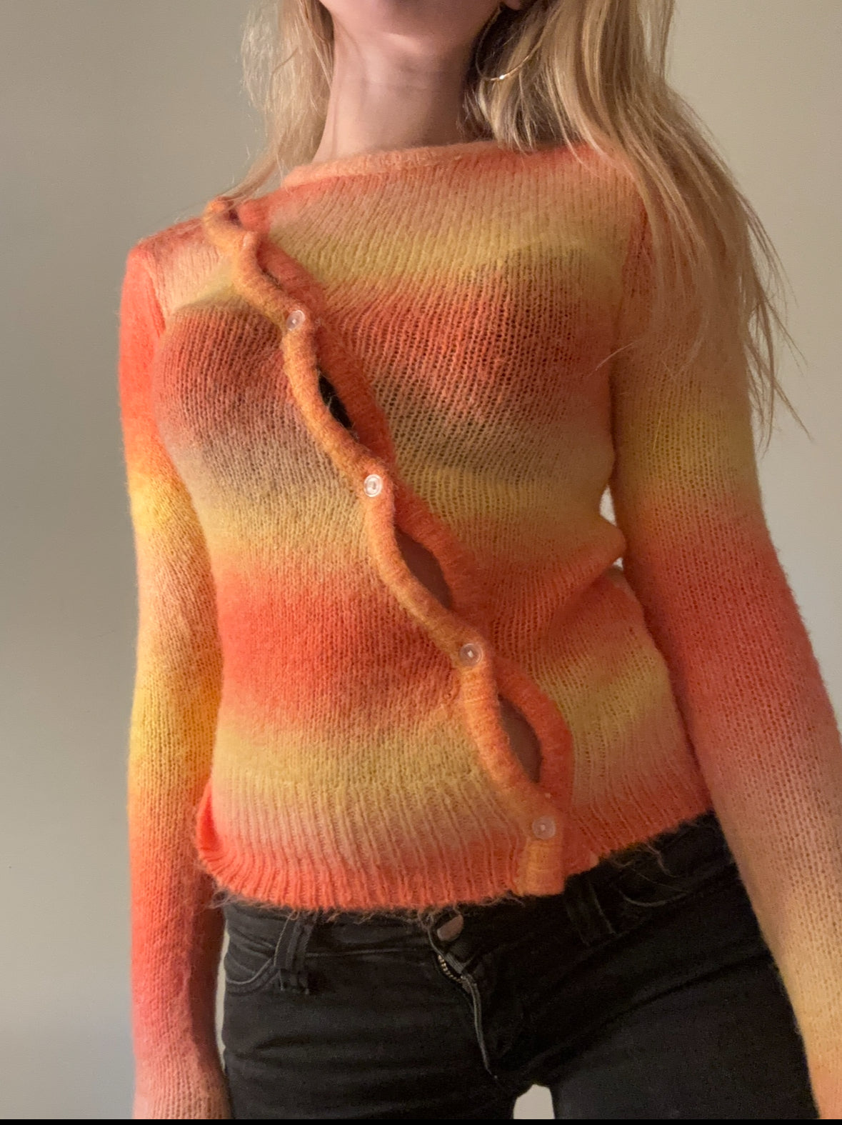 Sunset Ombré Cardigan