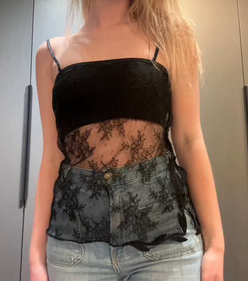 Black Lace Sheer Cami