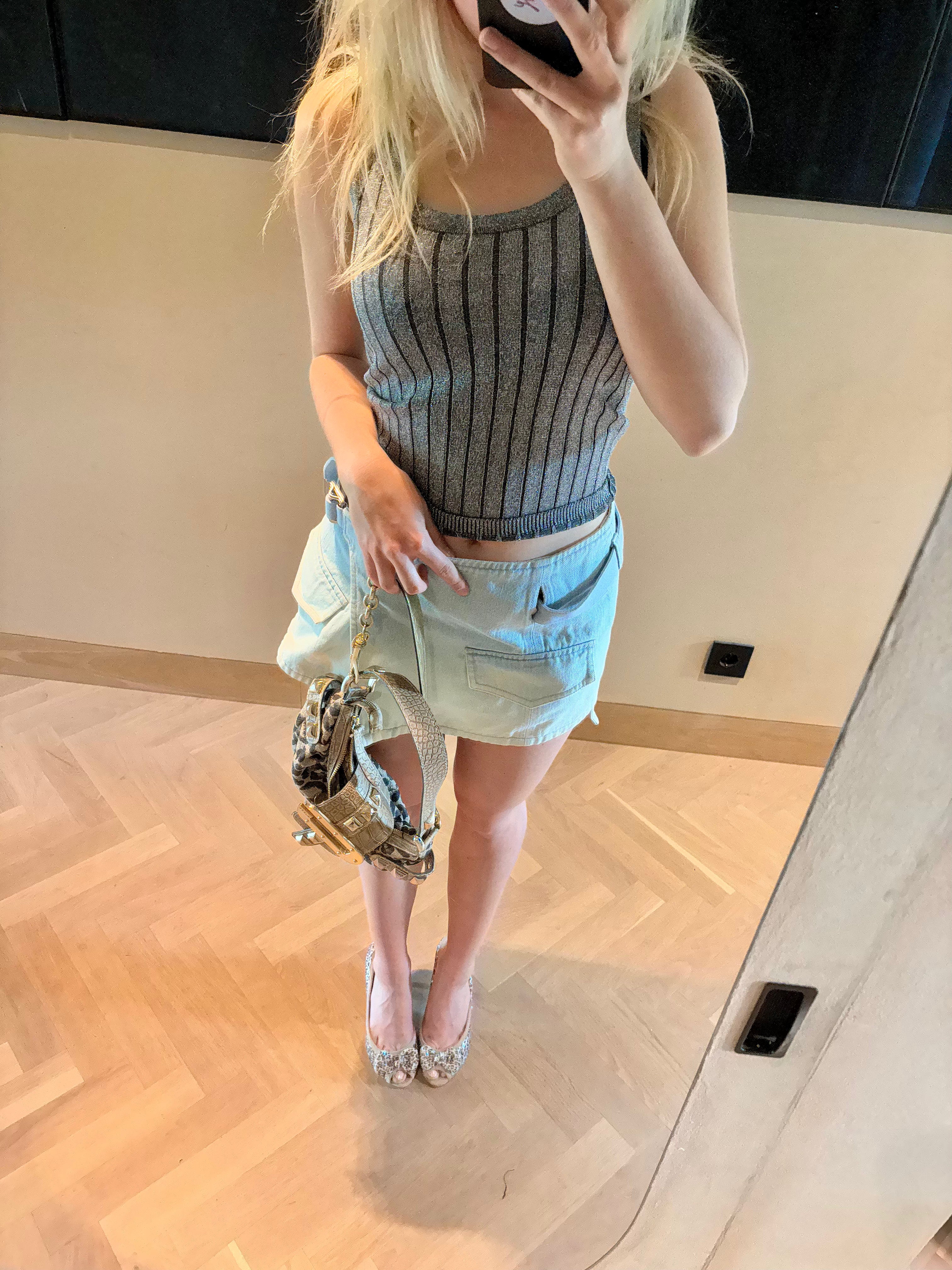 Dion Lee Ombré Cargo Skirt