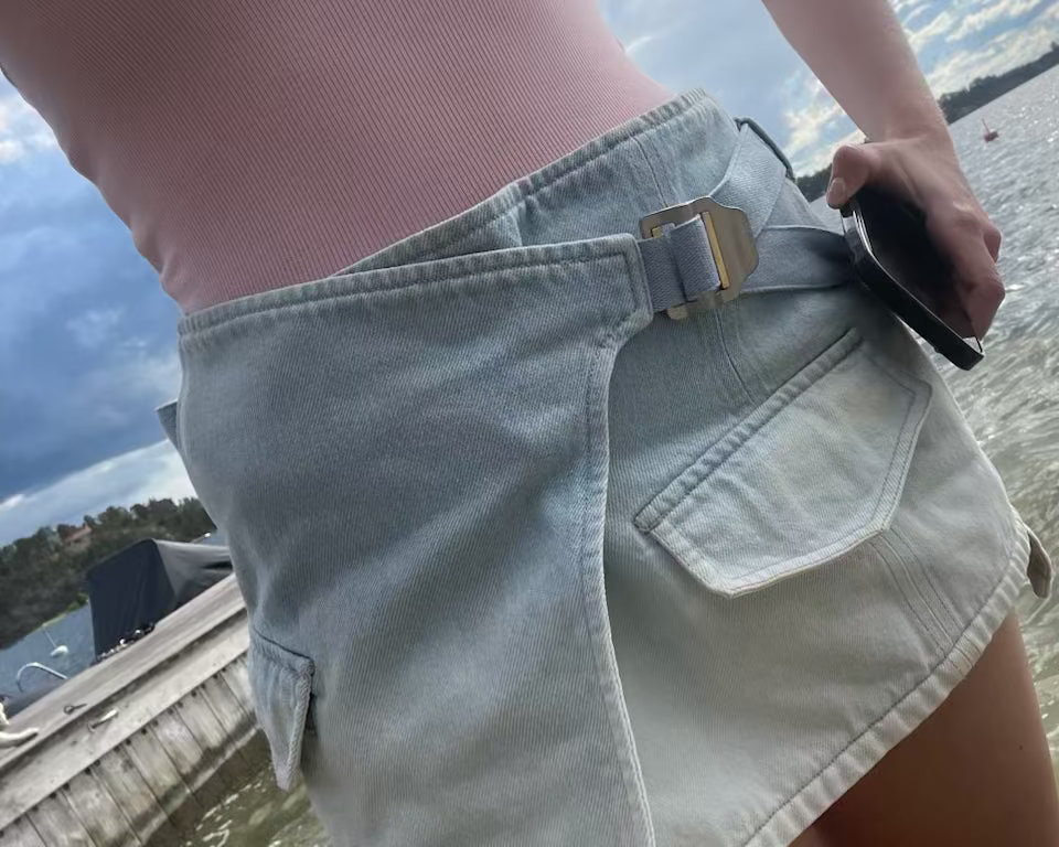 Dion Lee Ombré Cargo Skirt