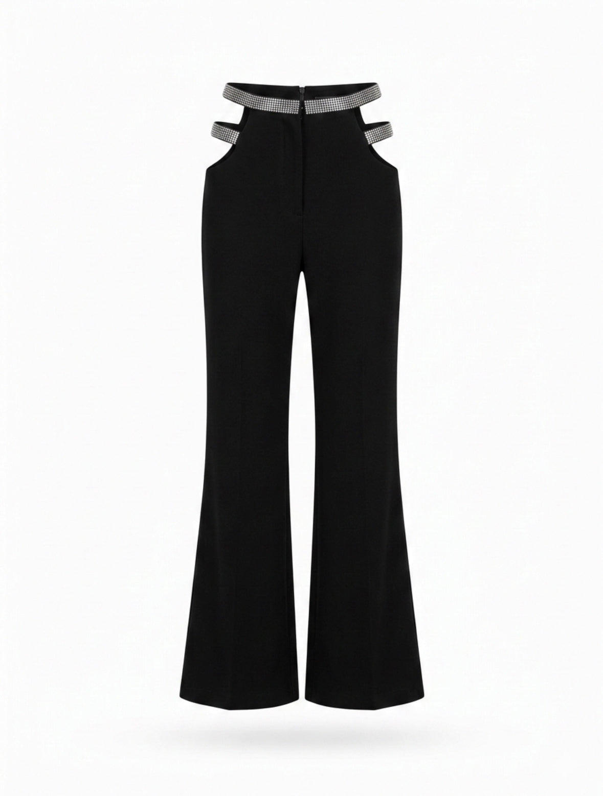 I Am Gia Crystal Cutout Flares back