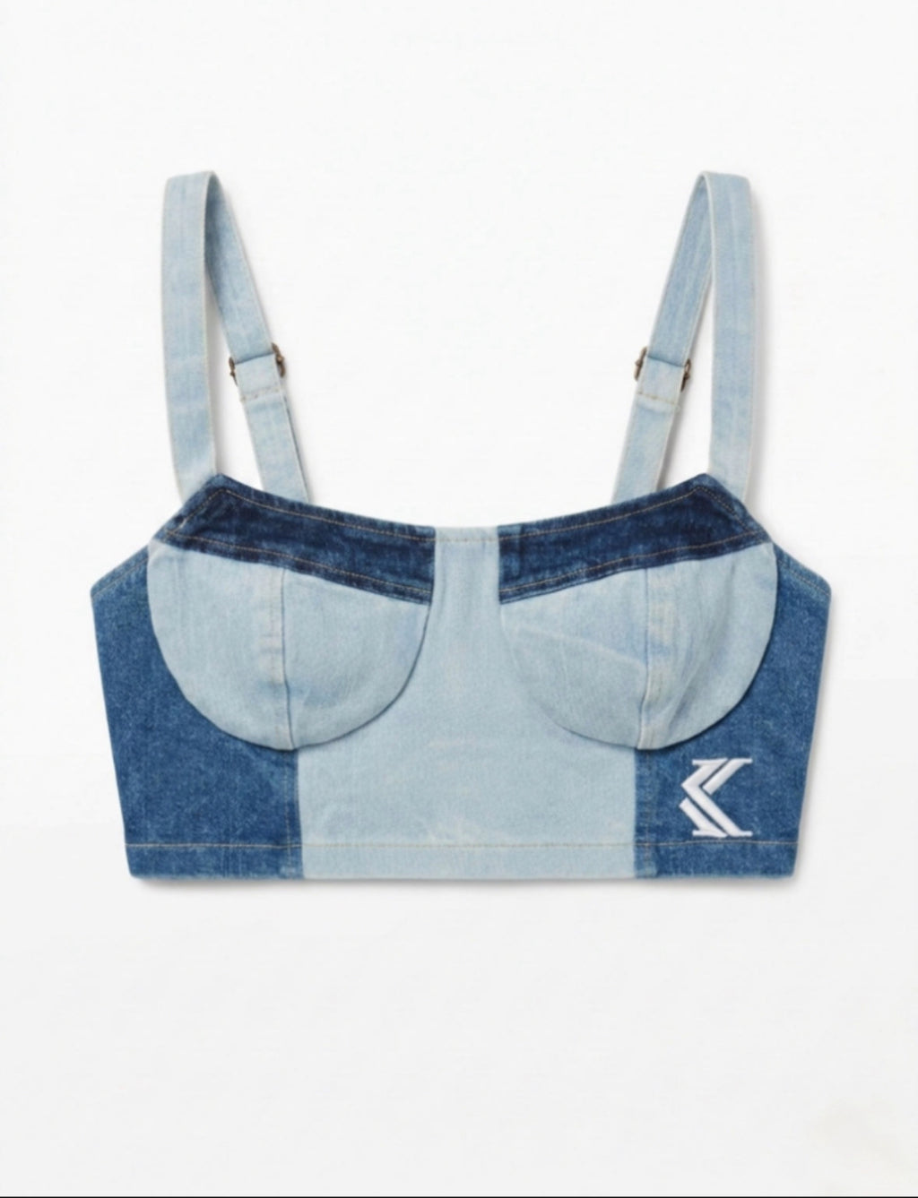 Karl Kani Patchwork Bustier front