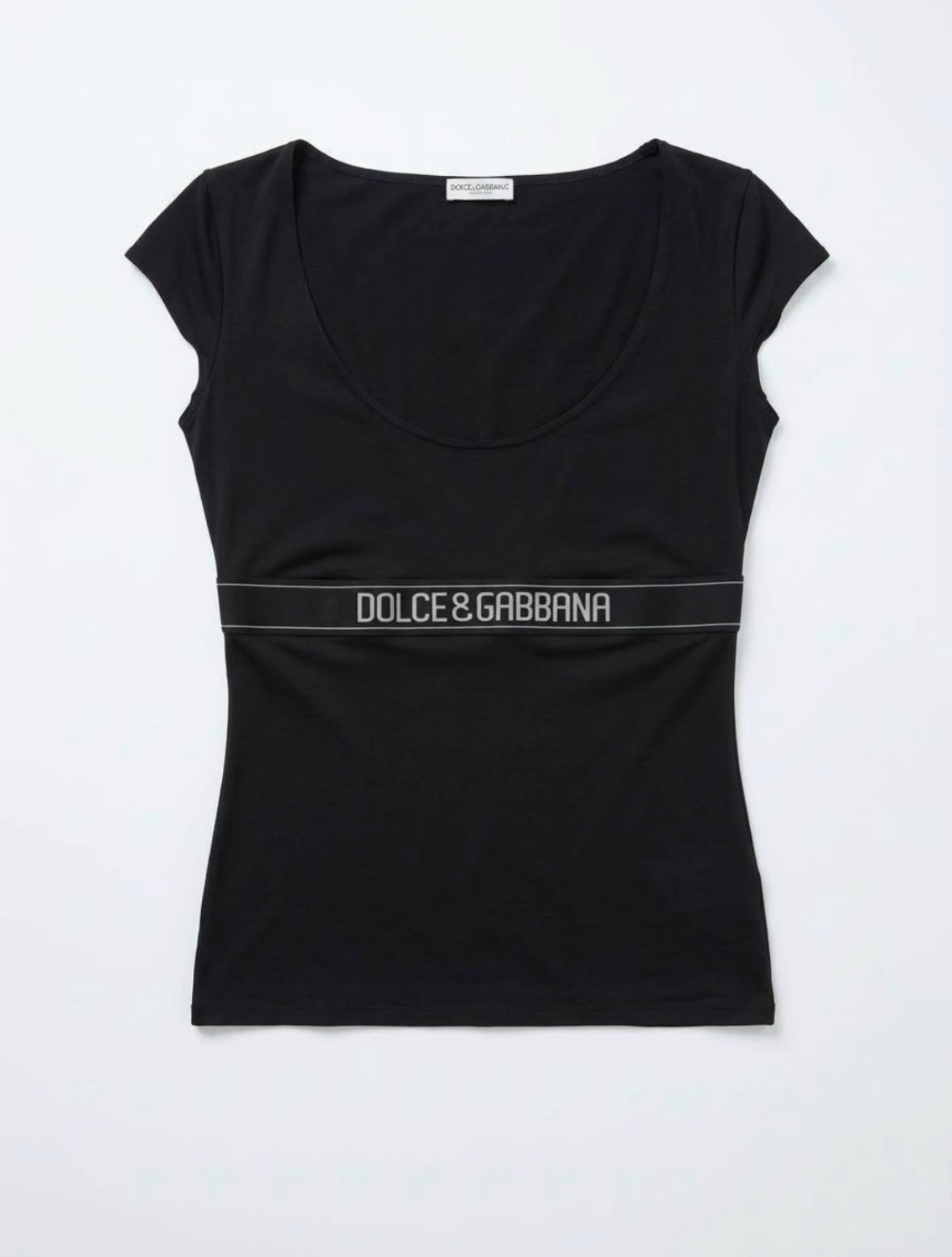 D&G Logo Band Top front