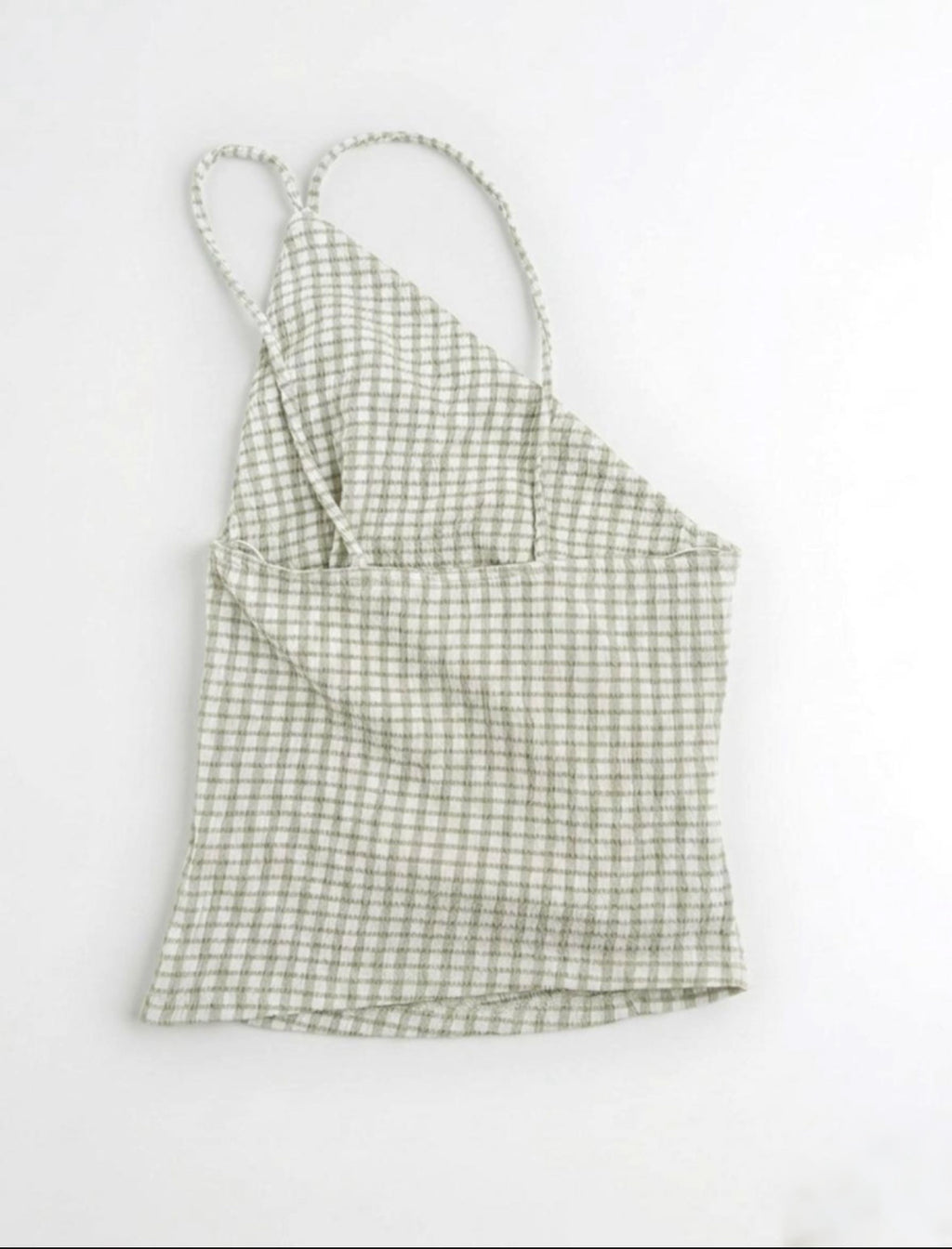 Gingham Ruched Cami back