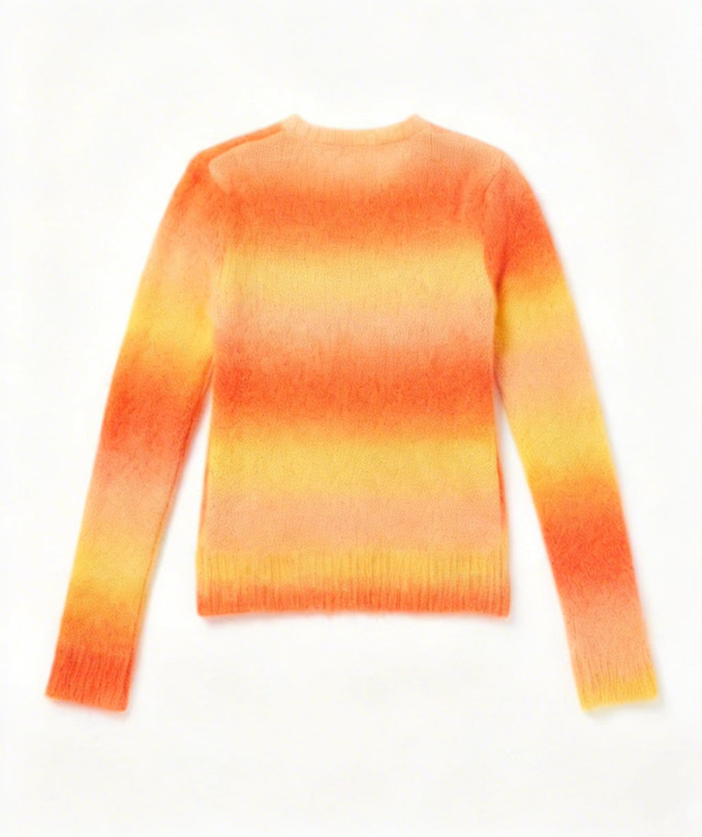 Sunset Ombré Cardigan back
