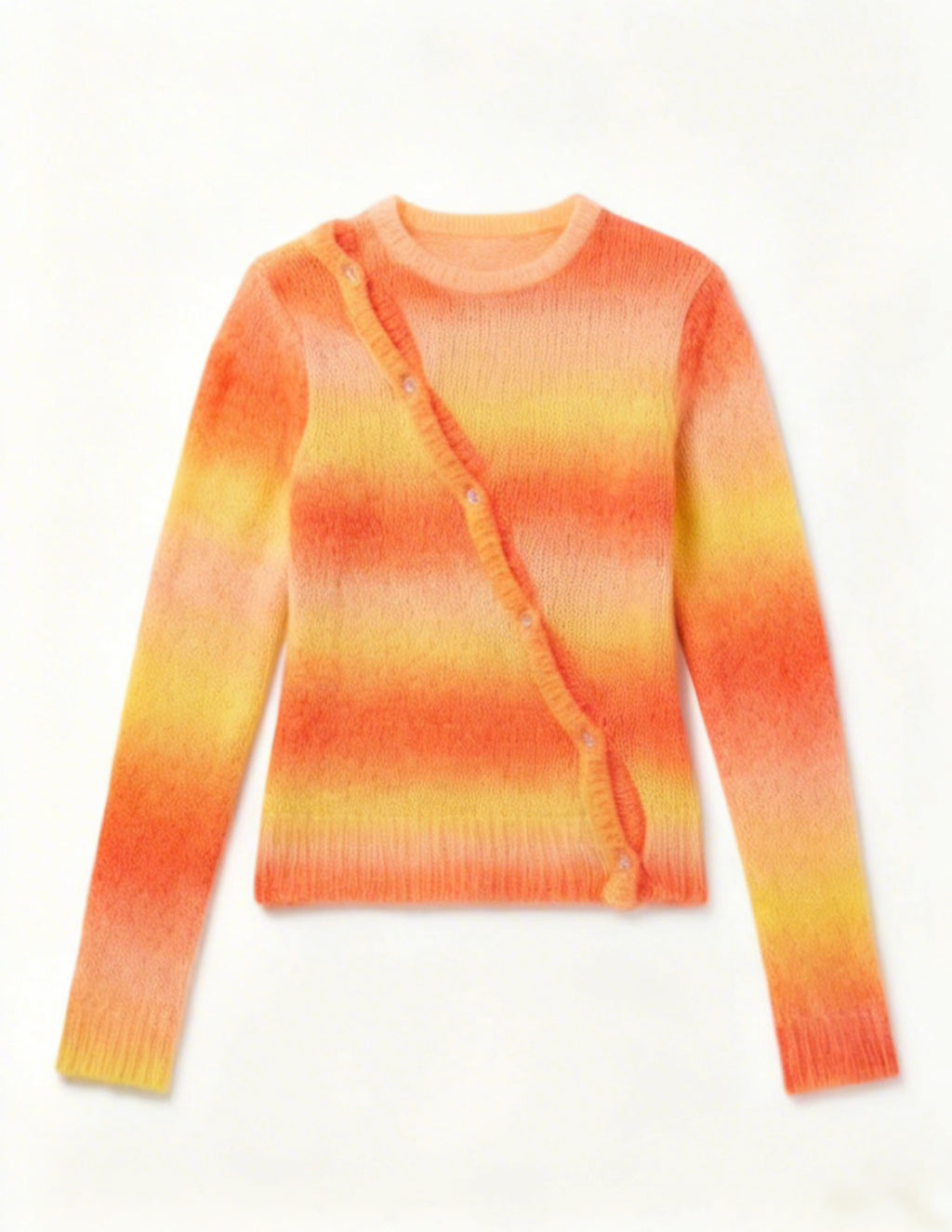 Sunset Ombré Cardigan front